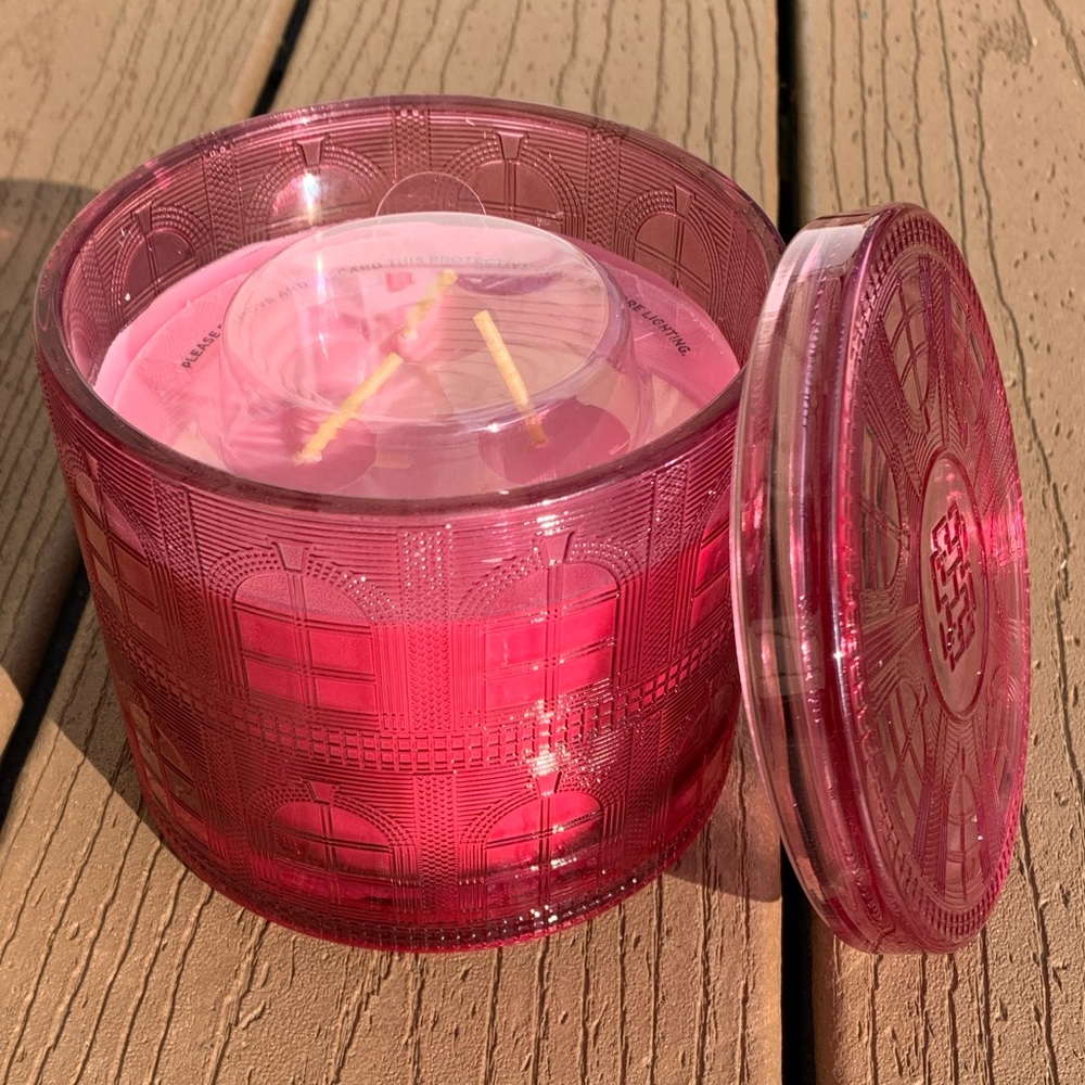 🆕 “RASPBERRY COCONUT SORBET” HARRY SLATKIN HOMEWORX 3 WICK, 14oz CANDLE —NWT!!!